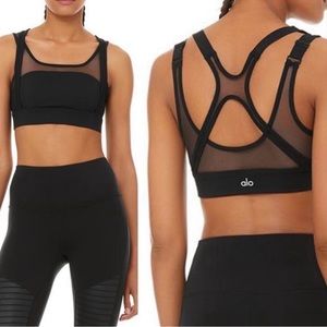 Alo Yoga Scope Sports Bra Black